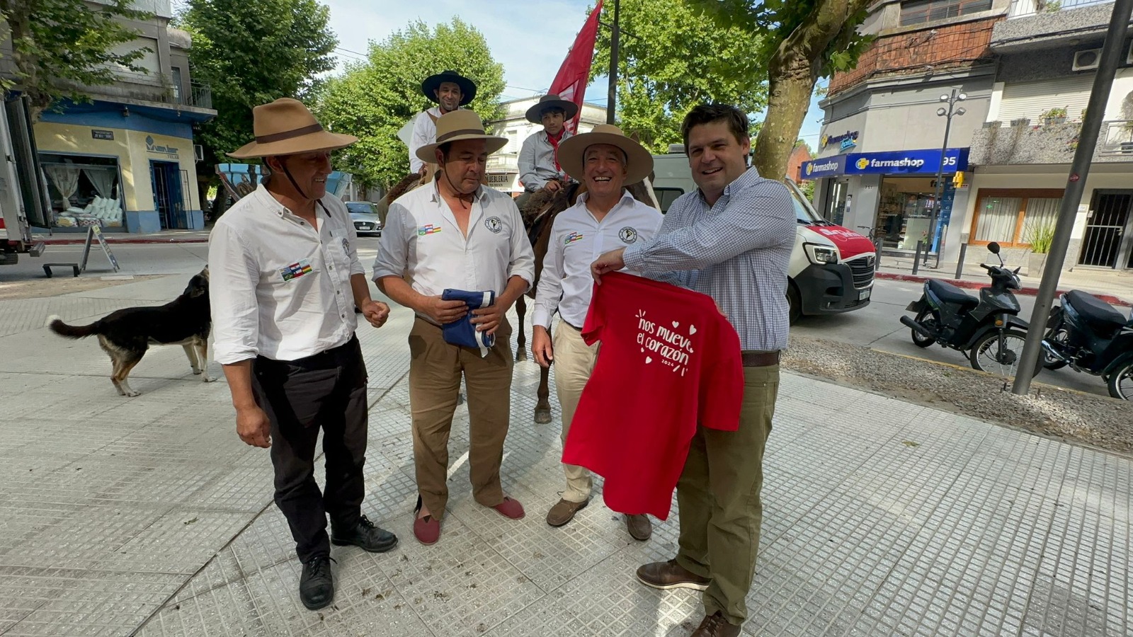 Llegó a Durazno la Travesía Solidaria de los Chasques Teletón